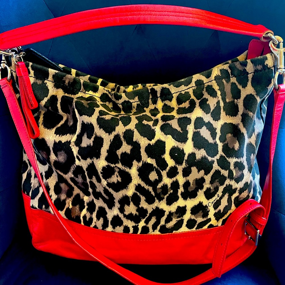 Coach animal printed bag